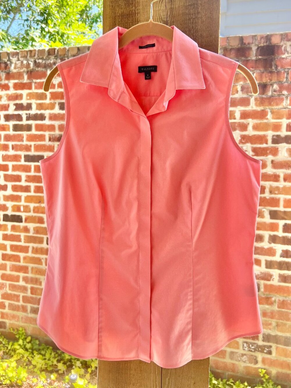 Talbots Wrinkle Resistant Sleeveless Top Size 8